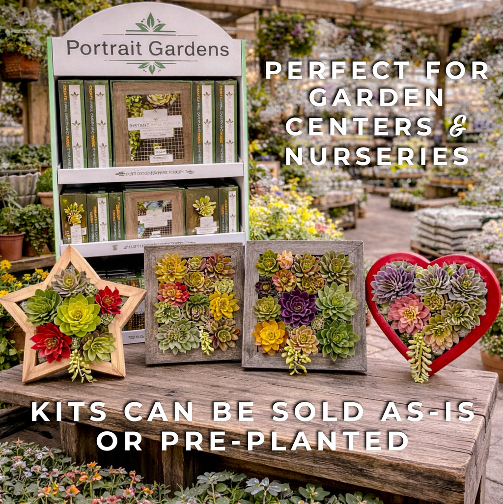 Heart-Shaped Vertical Planter Kit (Pack of 2) | Portrait Gardens