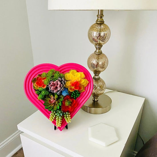 Heart-Shaped Vertical Planter Kit