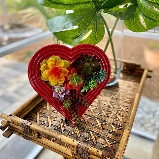 Heart-Shaped Vertical Planter Kit