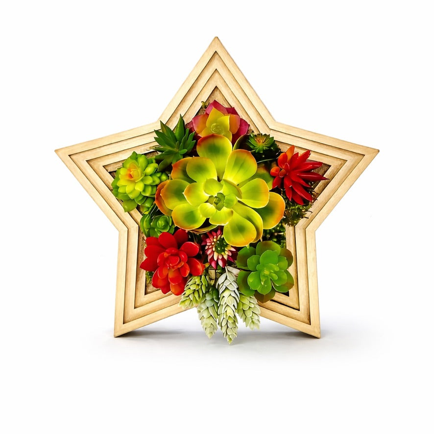 Star-Shaped Vertical Planter Kit (Pack of 2) | Portrait Gardens