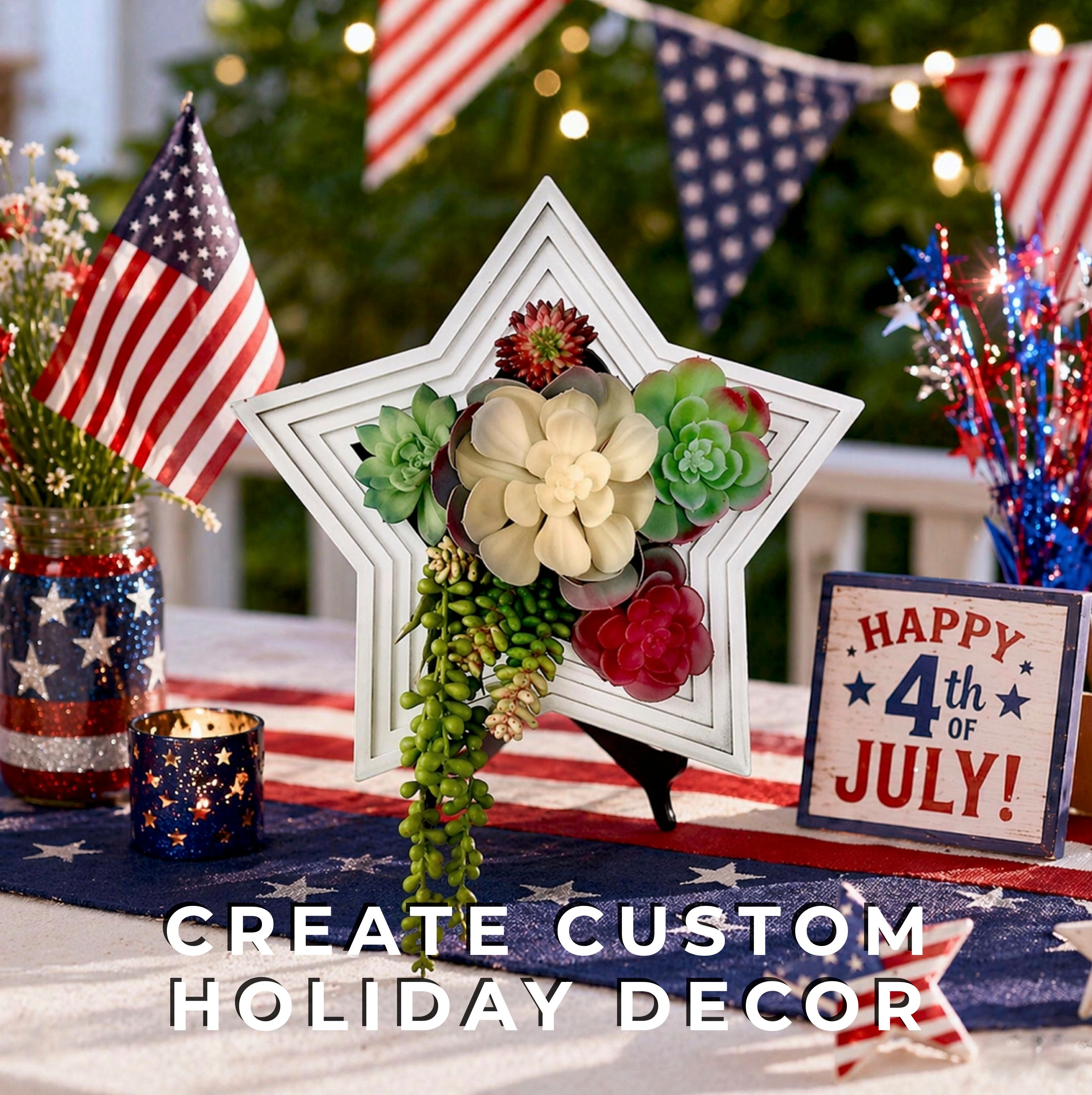 Star-Shaped Vertical Planter Kit