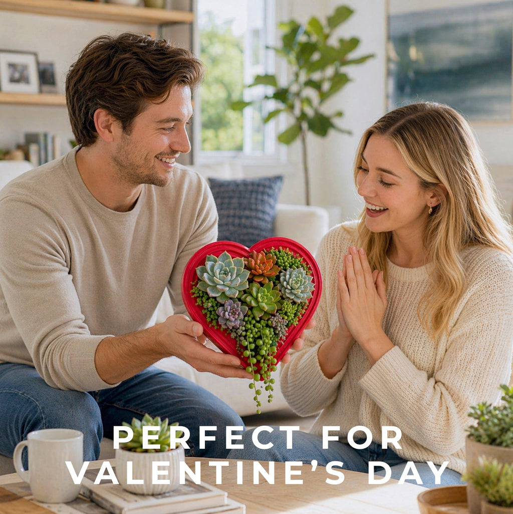 Heart-Shaped Vertical Planter Kit (Pack of 2) | Portrait Gardens